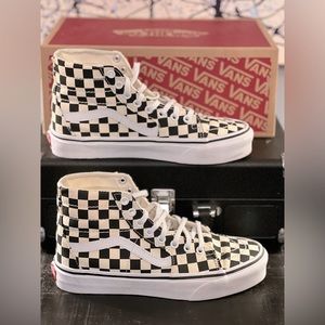 Vans SK8-hi checkered sneakers 7.5